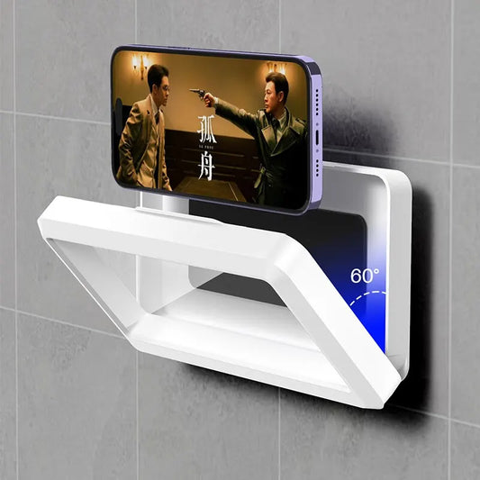 Support Téléphone Étanche pour Salle de Bain – Rotation 60°