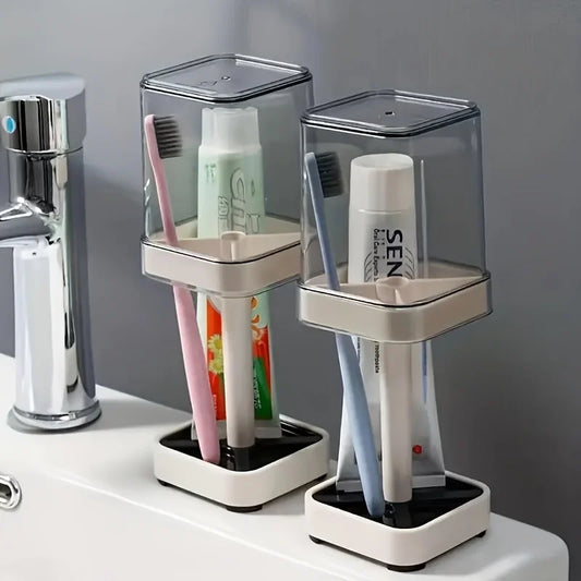 Support Hygiénique pour Brosse à Dents & Dentifrice