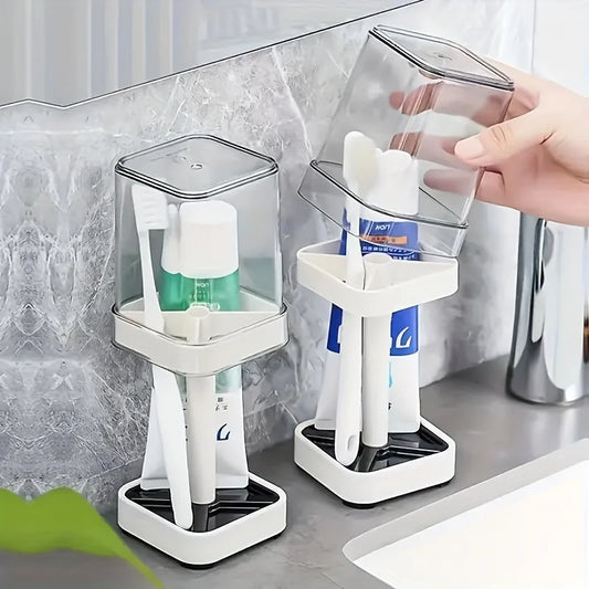 Support Hygiénique pour Brosse à Dents & Dentifrice